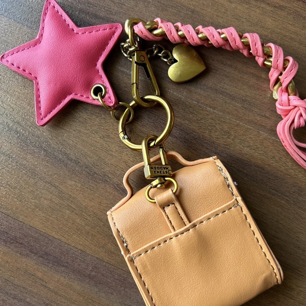 Steve Madden Orange‎ AirPod 1/2 ProMax Case Clip On Pink Accessories